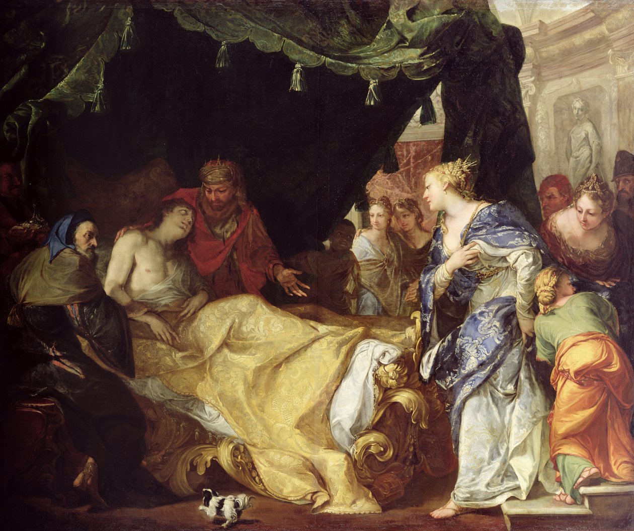 Antiochus et Stratonice (Le prince mourant) - Antonio Bellucci