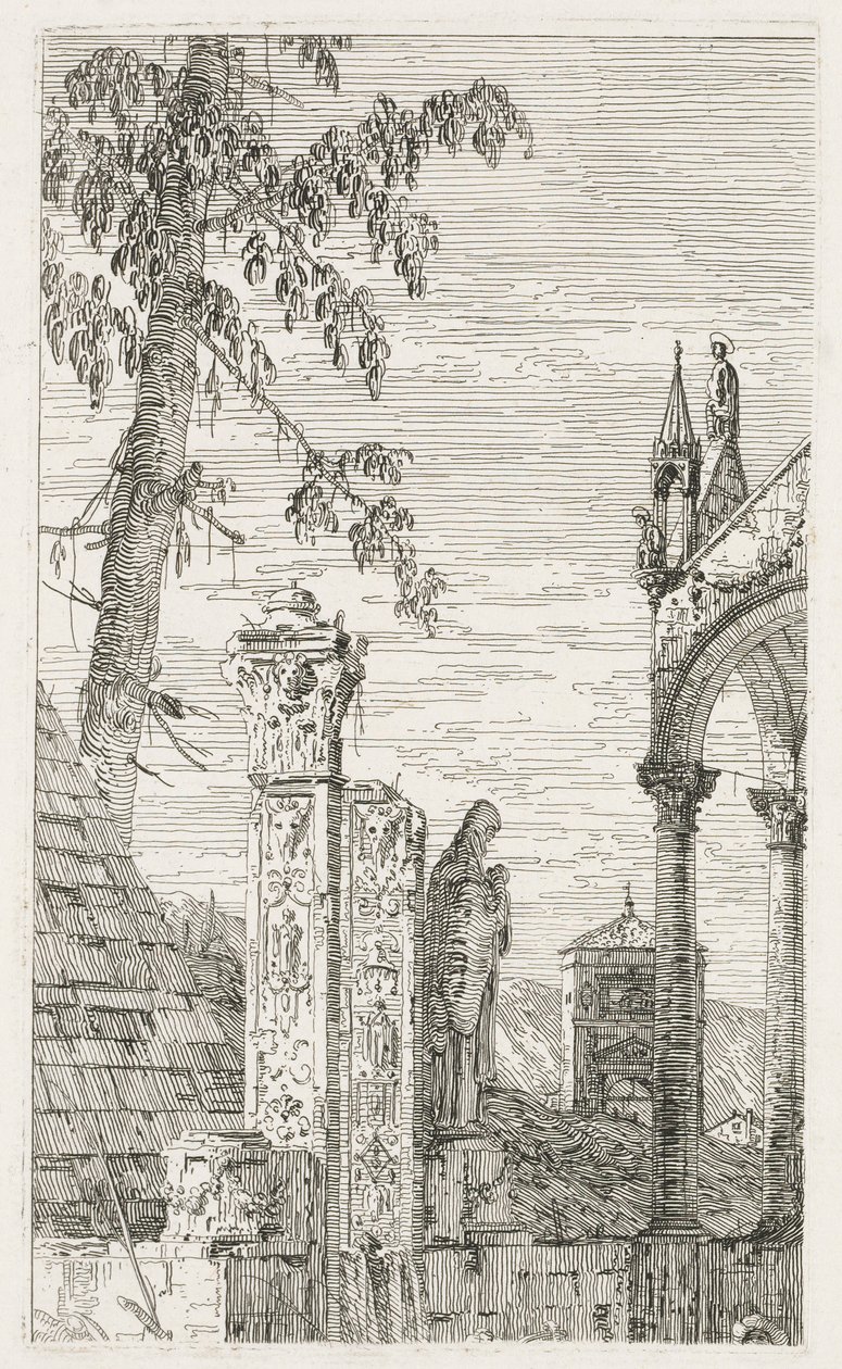 Vues : Fragments de sculpture - Antonio Canaletto