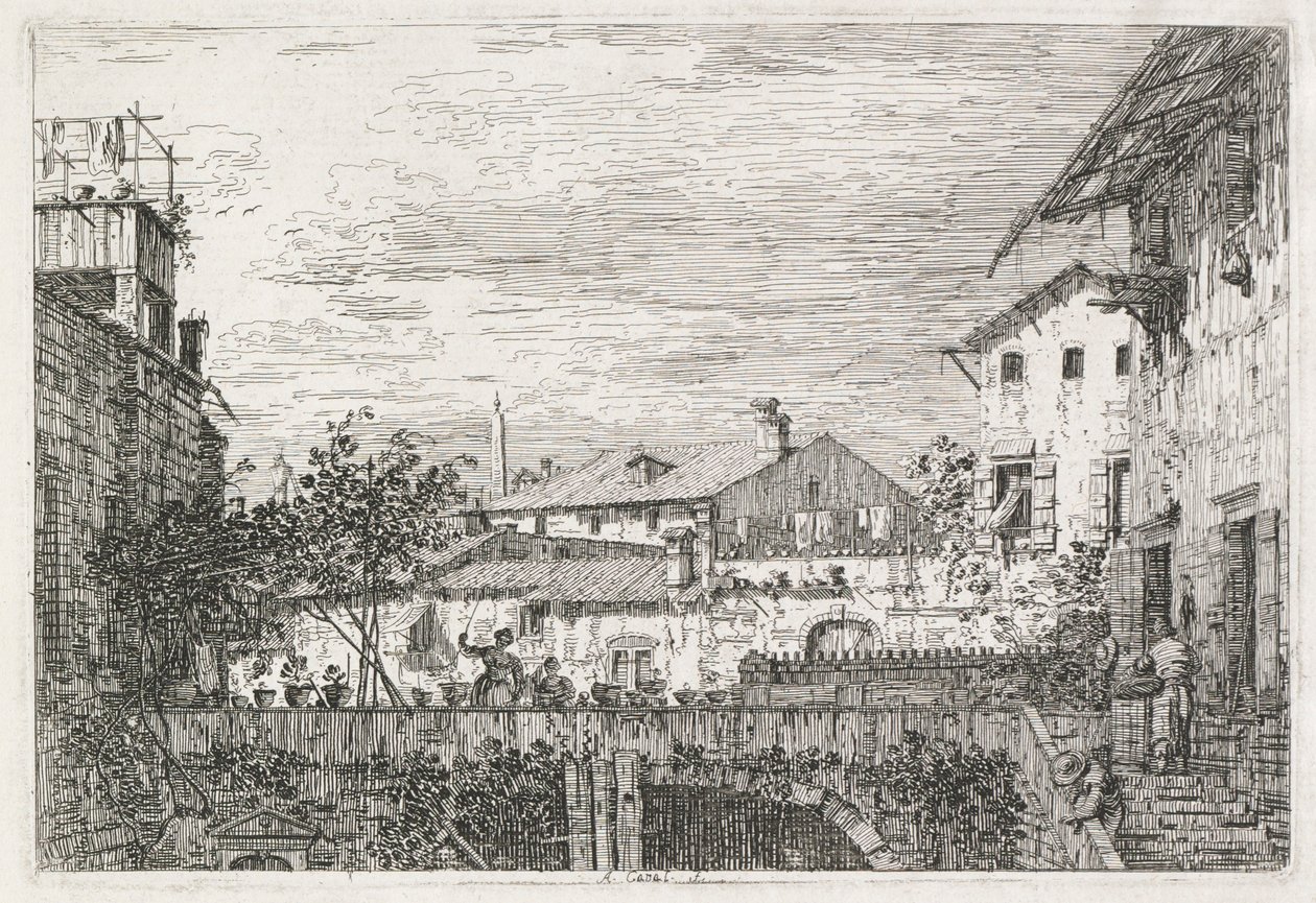 Vues : La Terrasse, 1735-1746 - Giovanni Antonio Canal