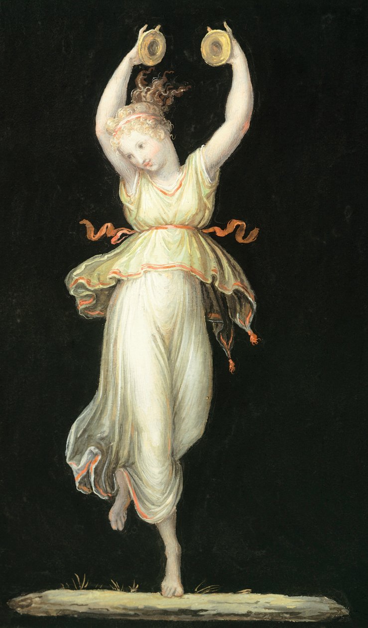 Femme jouant des castagnettes - Antonio Canova