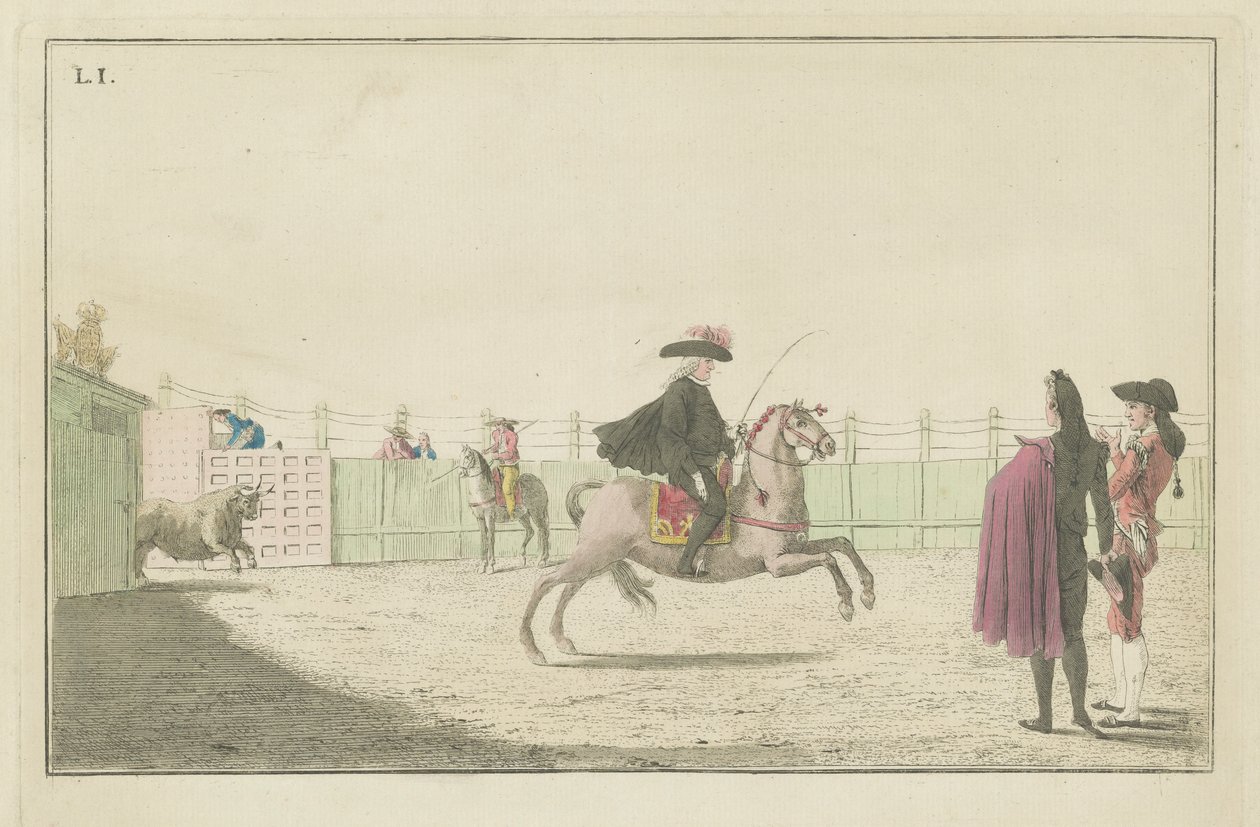 Planche I, de la série Colección de las principales suertes de una corrida de toros - Antonio Carnicero
