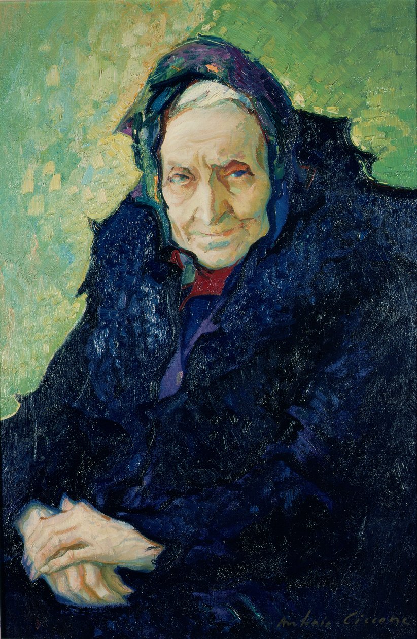 Elettra en violet bleu, 1966-67 - Antonio Ciccone