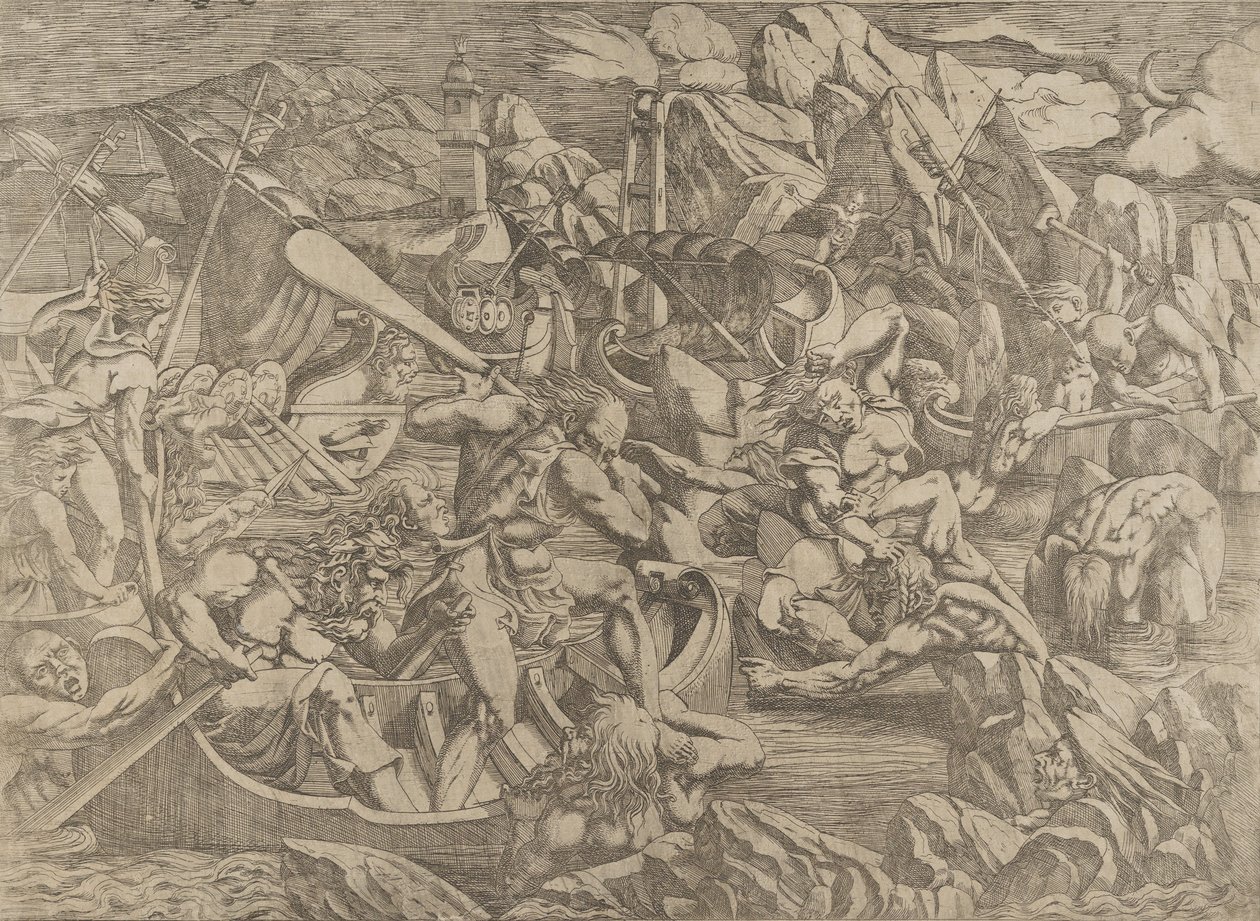La vengeance de Nauplius, 1540-45 - Antonio Fantuzzi