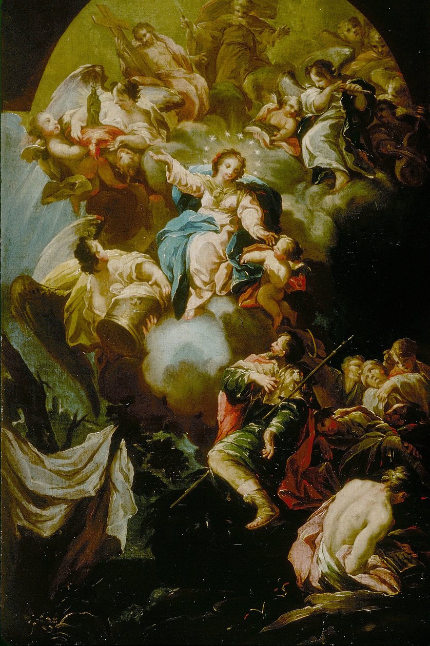 La Vision de Saint Jacques de la Vierge du Pilier - Antonio González Velásquez