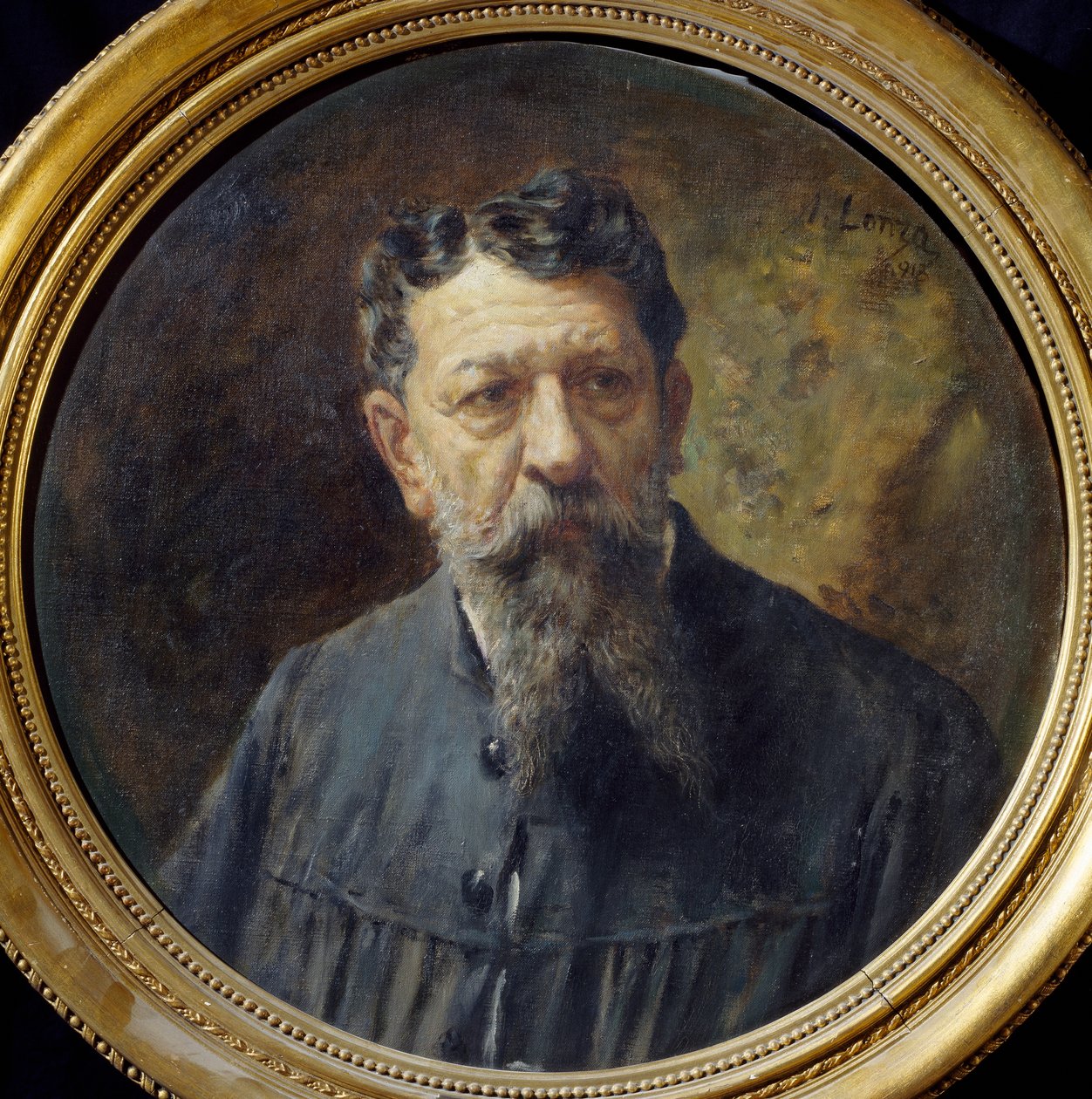 Portrait du peintre Scomparini, par Antonio Lonza - Antonio Lonza