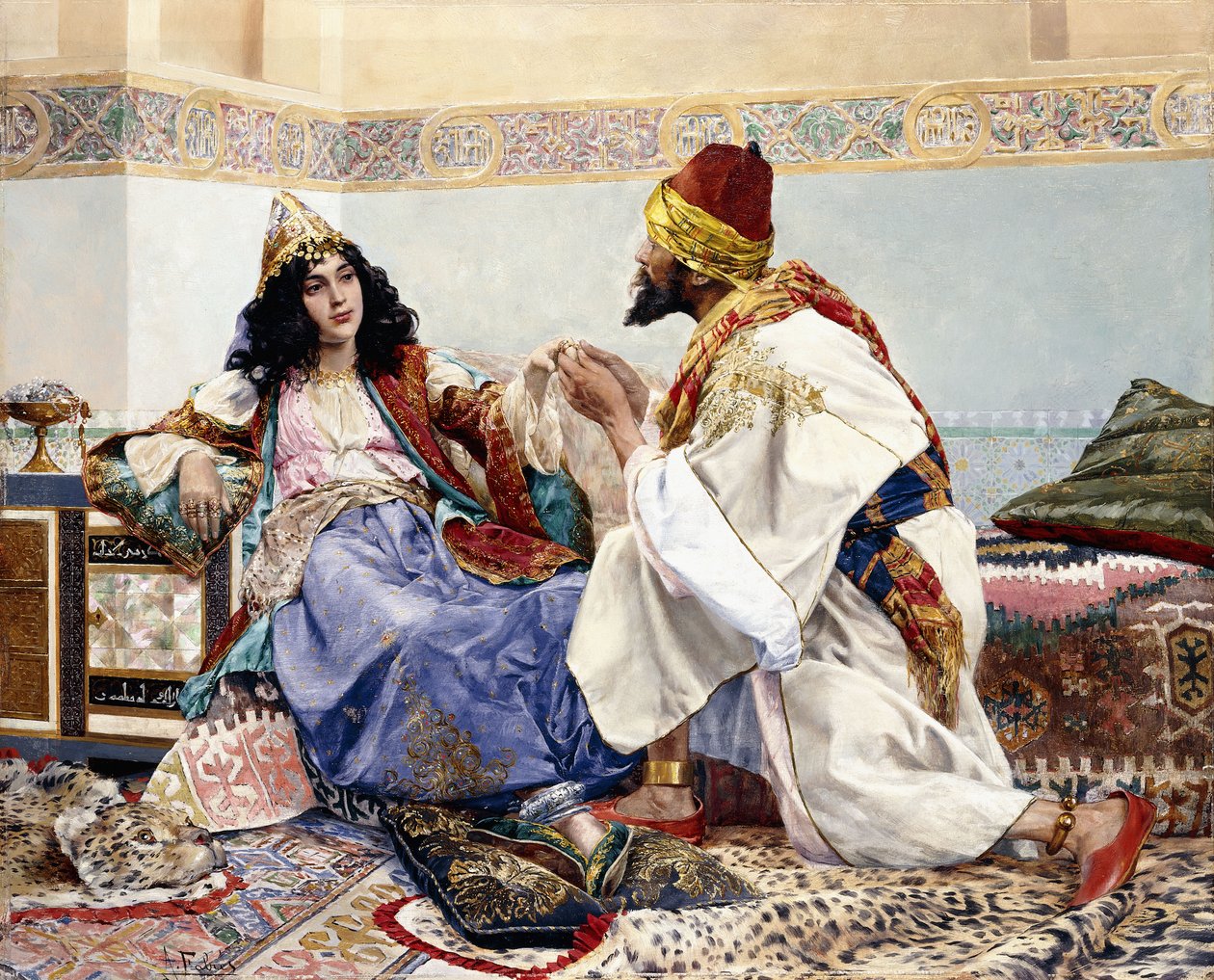 Un cadeau pour le favori - Antonio Maria Fabres y Costa