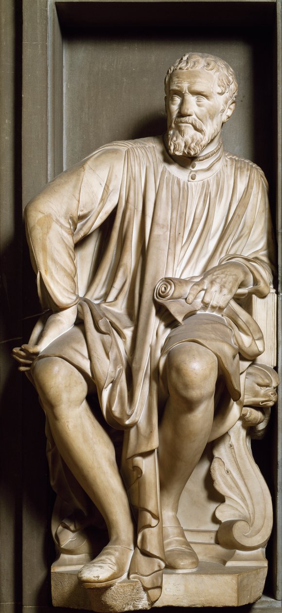 Portrait du sculpteur, peintre et architecte Michel-Ange - Antonio Novelli