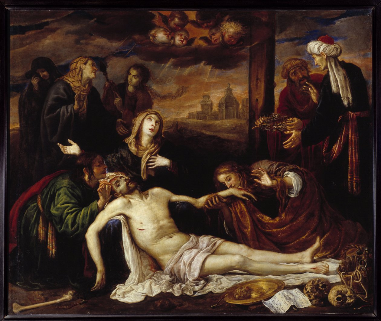 Descente de Croix ou Pietà - Antonio Pereda y Salgado