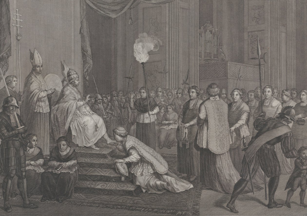 Couronnement du pape Pie VI, 1801 - Antonio Poggioli