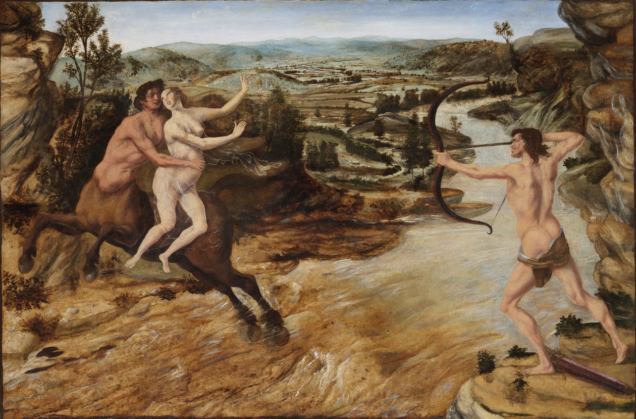 Hercule et Déjanire, vers 1475-80 - Antonio Pollaiuolo