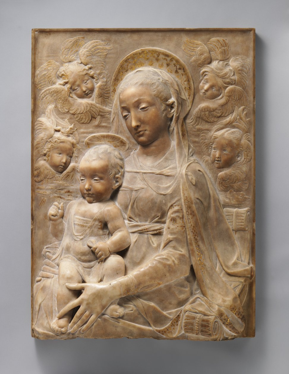 Madone et enfant avec anges, c.1455-60 - Antonio Rossellino