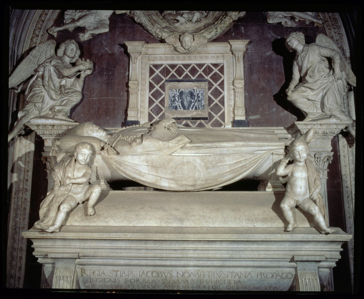 Le Tombeau du Cardinal du Portugal (détail) - Antonio Rossellino
