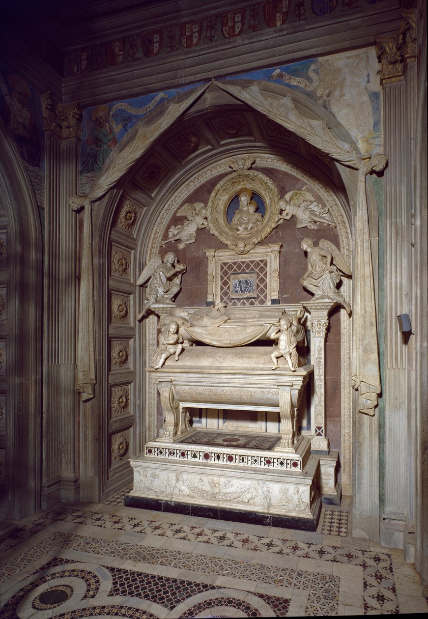 Tombeau du cardinal du Portugal, Jacques de Portugal - Antonio Rossellino