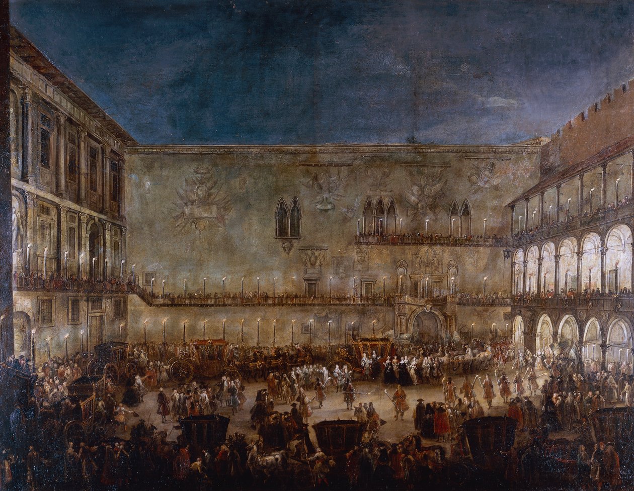Arrivée de la princesse Amalie de Saxe à Padoue - Antonio Stom