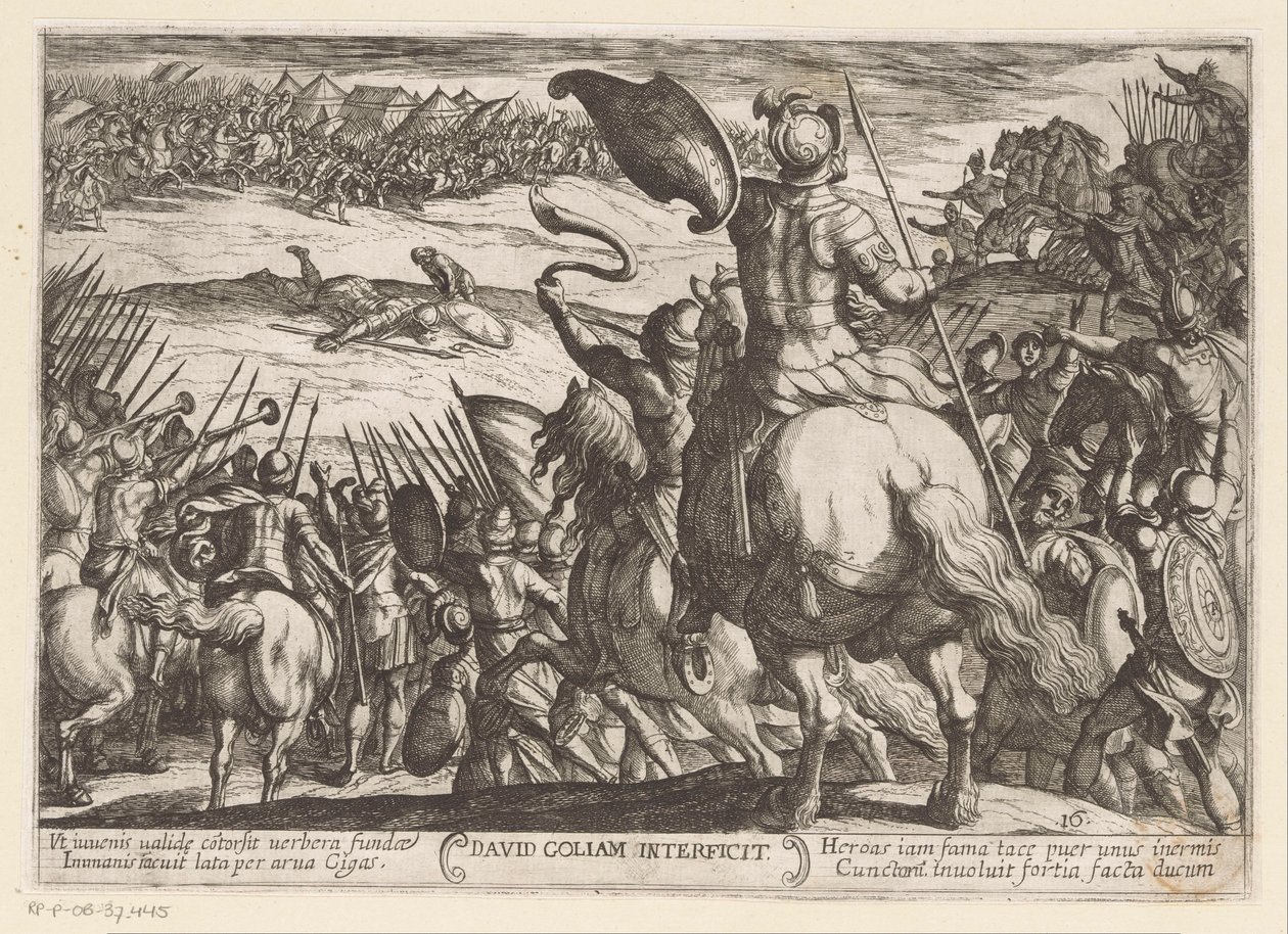 David tue Goliath - Antonio Tempesta