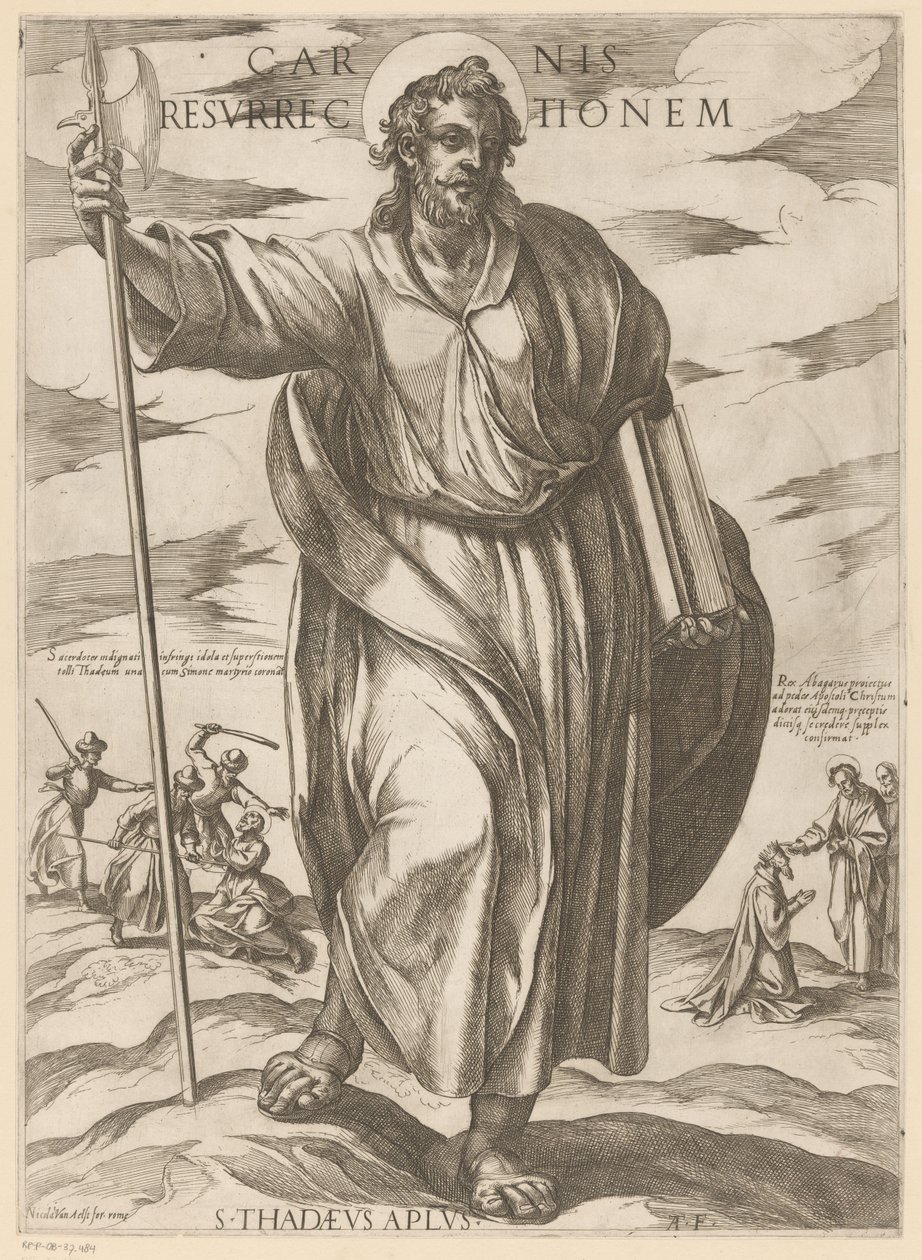 Saint Jude Thaddée (Carnis resurrectionem) - Antonio Tempesta