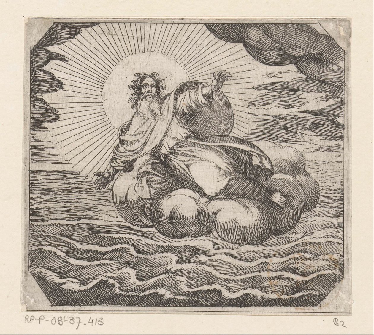 Dieu crée le ciel et la terre - Antonio Tempesta