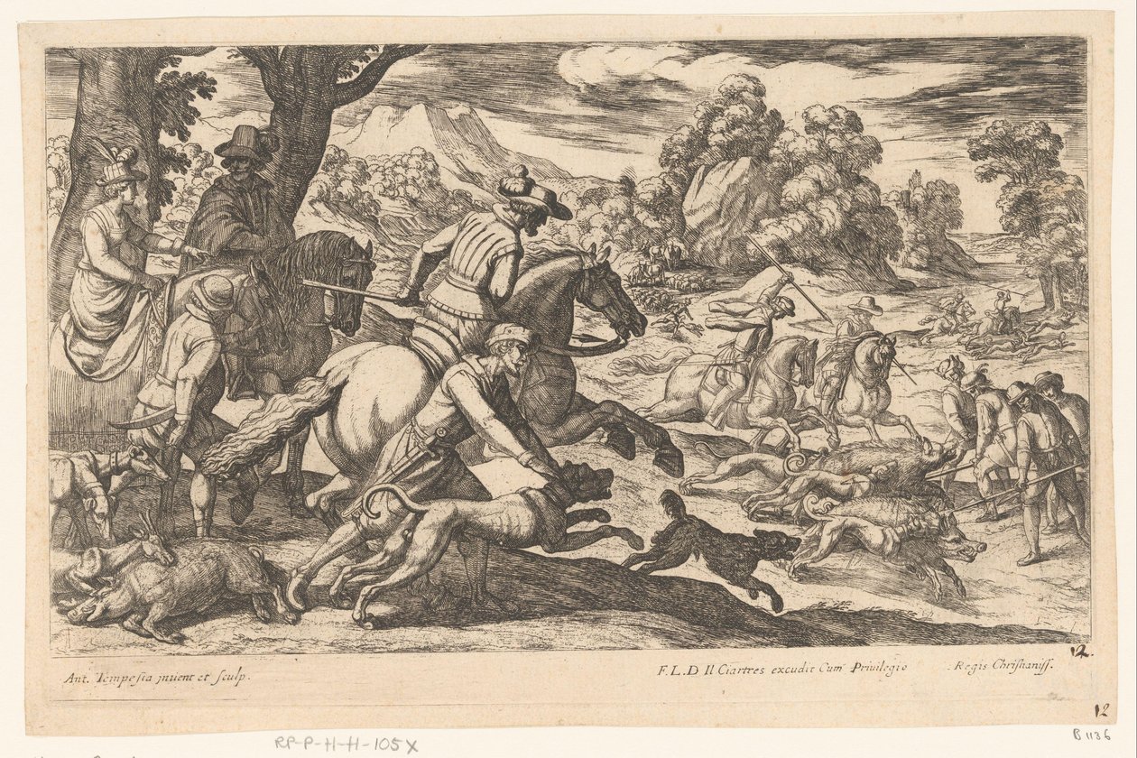 Chasse au sanglier - Antonio Tempesta