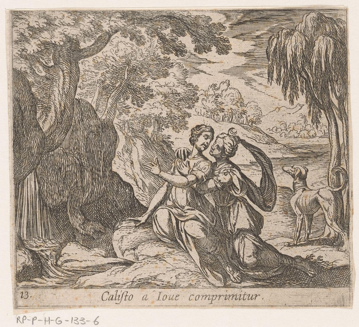 Jupiter et Callisto (Calisto a Iove Comprimitur) (Métamorphoses d