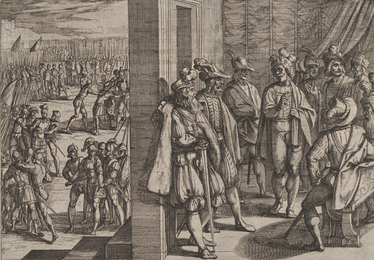 Planche 18 : Réunion secrète de Civilis avec d