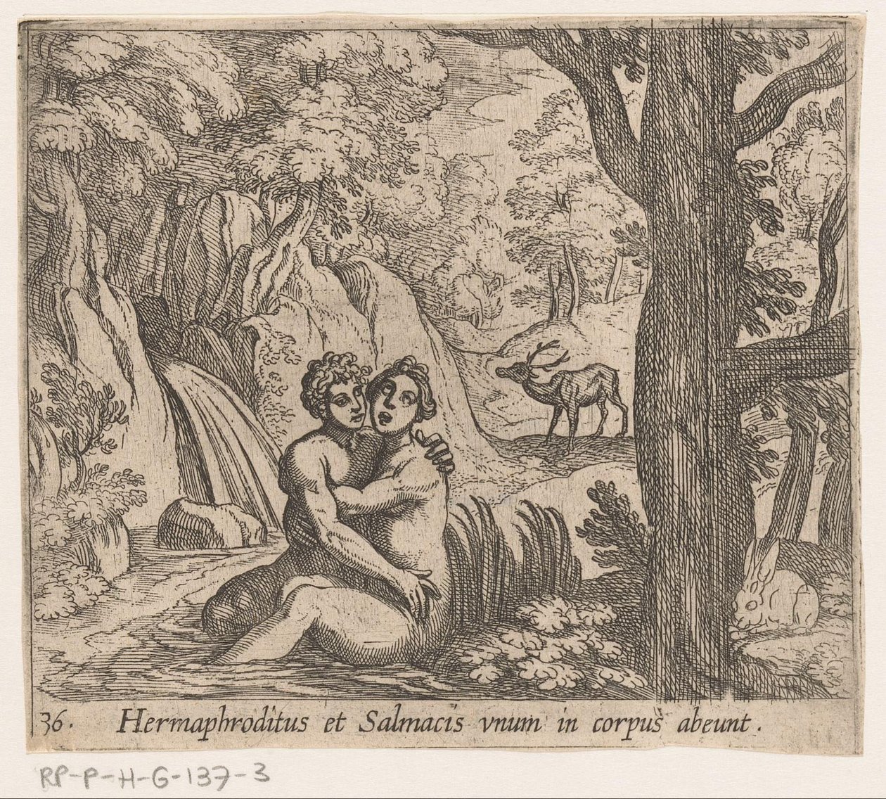 Salmacis et Hermaphroditus - Antonio Tempesta