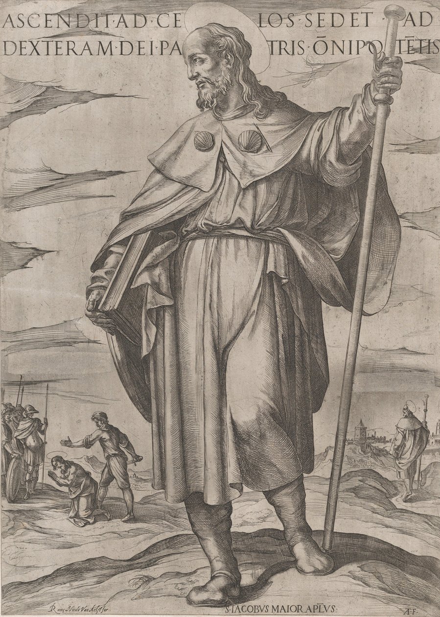 Saint Jacques le Majeur, fin du XVIe siècle - Antonio Tempesta