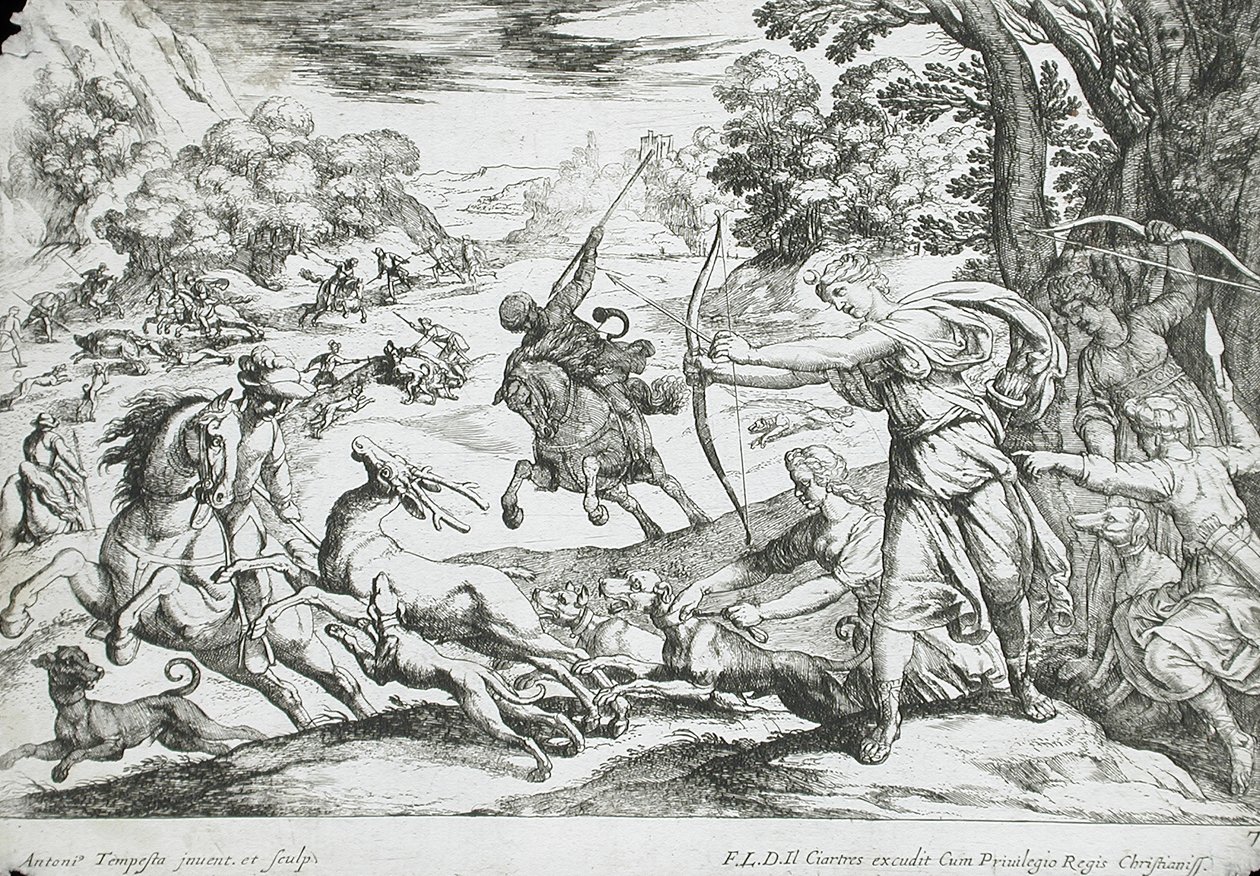 Chasse au cerf - Antonio Tempesta