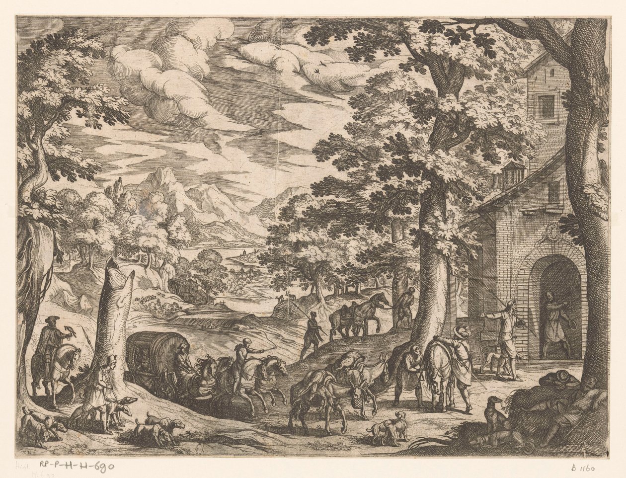 Retour de la chasse - Antonio Tempesta