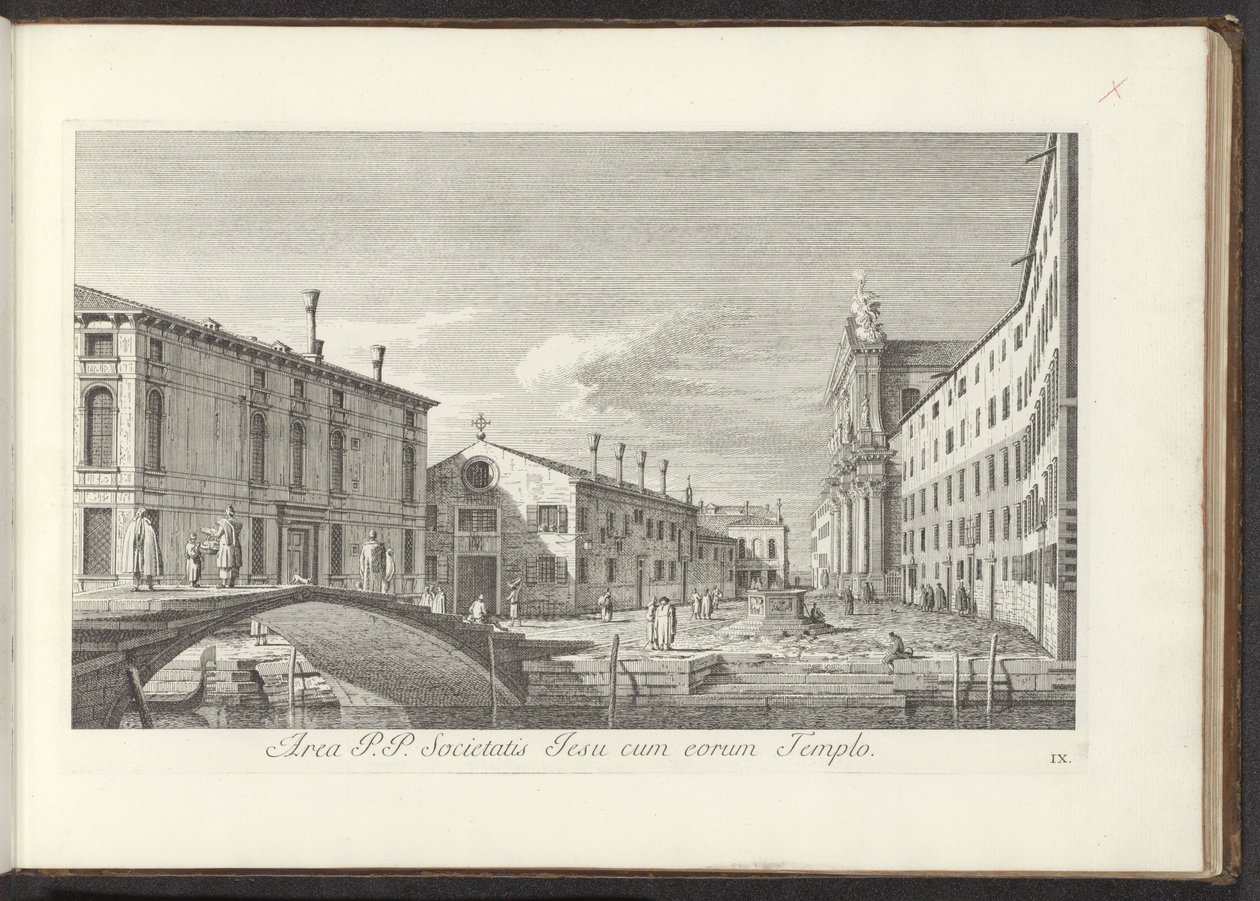 Vue sur le Campo dei Gesuiti à Venise - Antonio Visentini