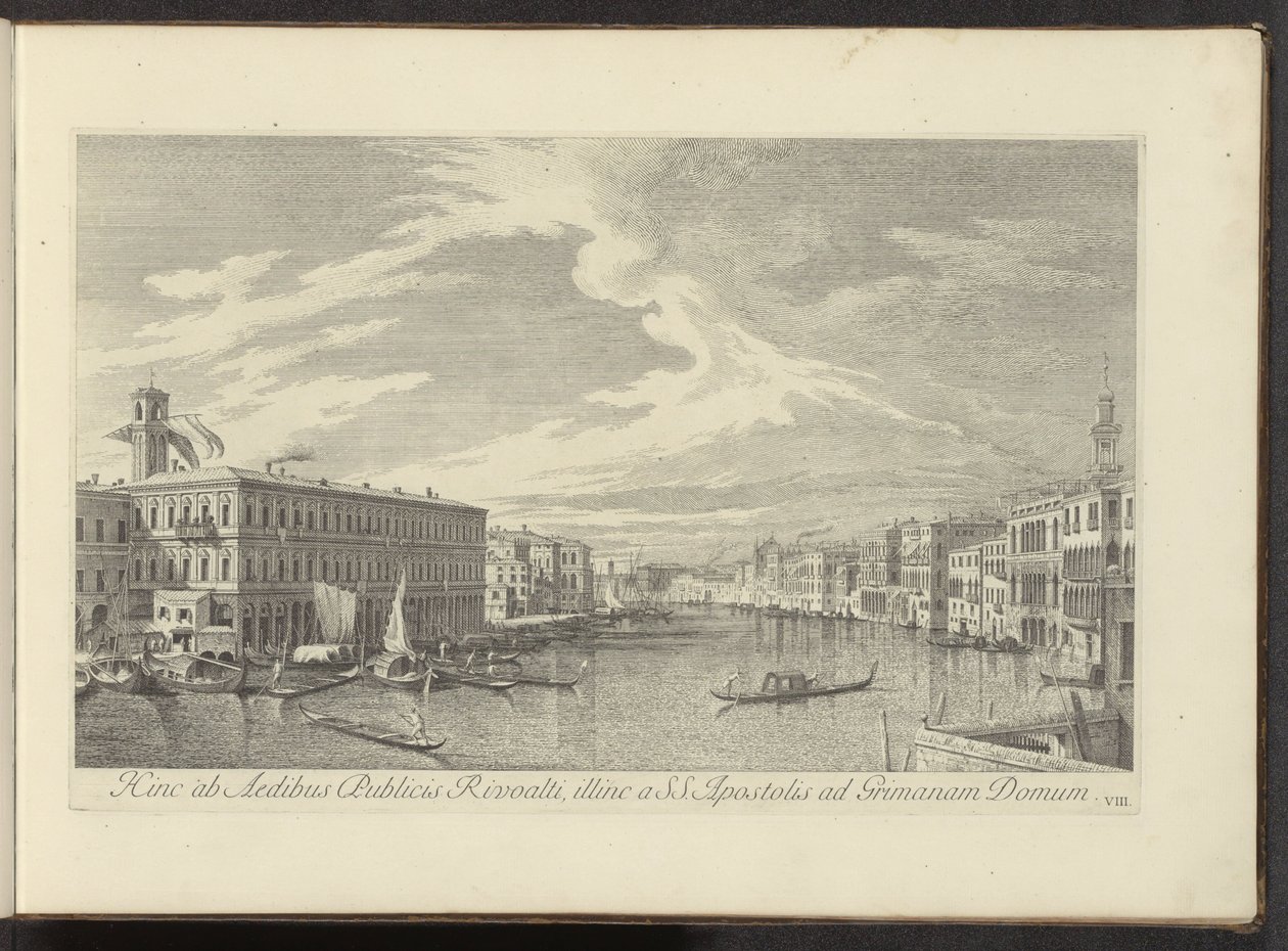 Vue sur le Grand Canal à Venise - Antonio Visentini