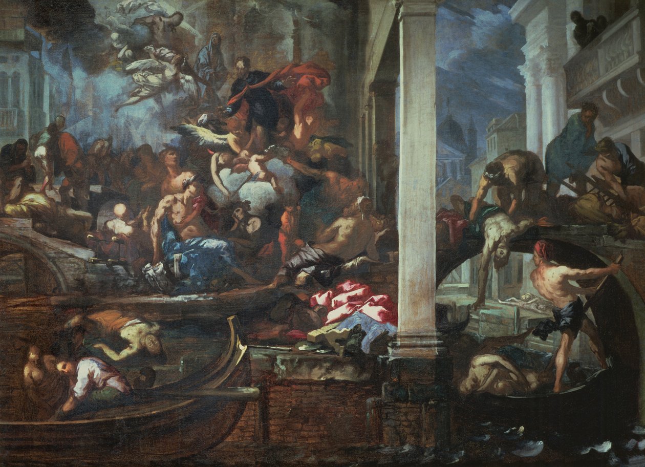 La Mort à Venise, 1666 - Antonio Zanchi