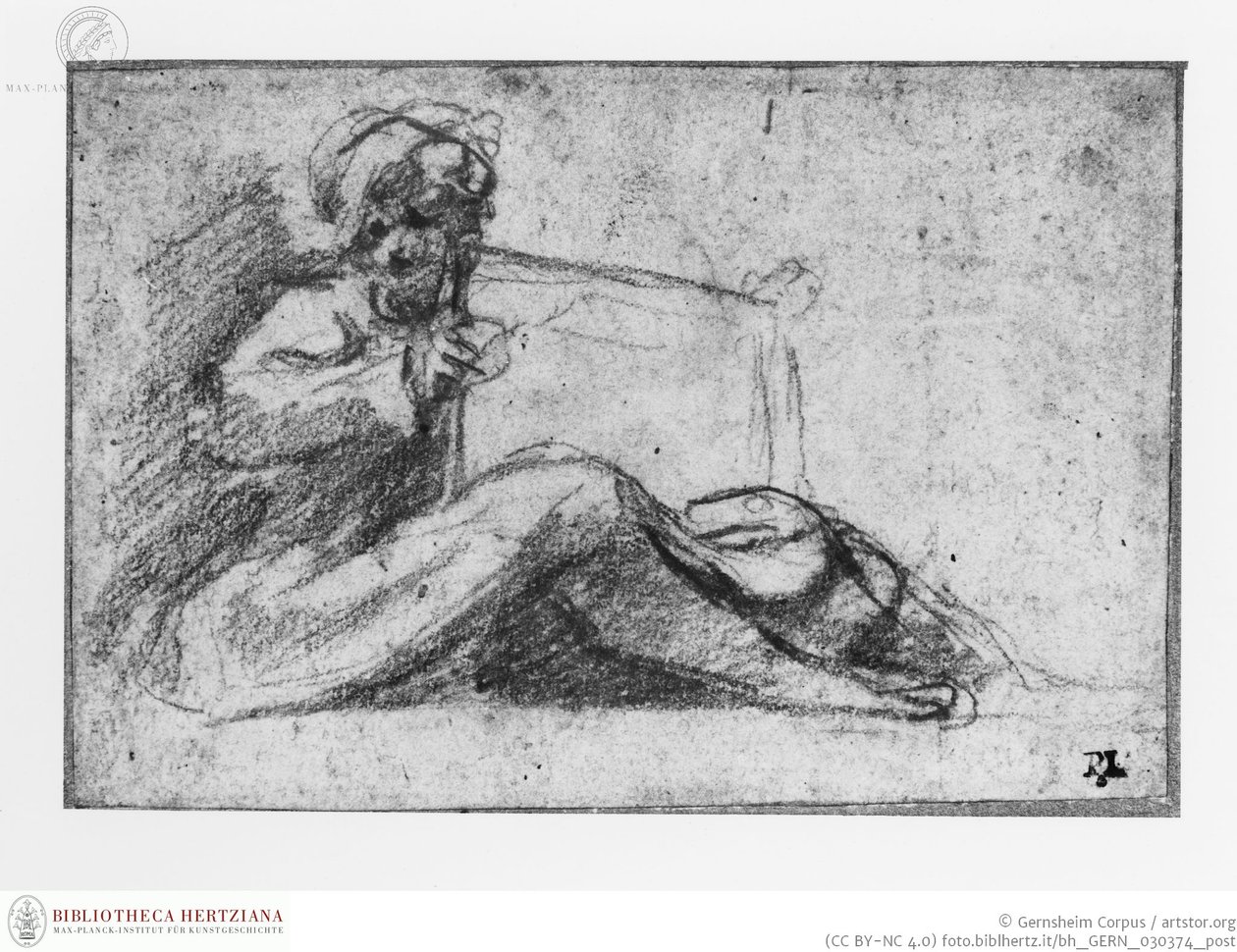 Correggio - Figure assise avec livre, obj08025393 - Antonio da Correggio