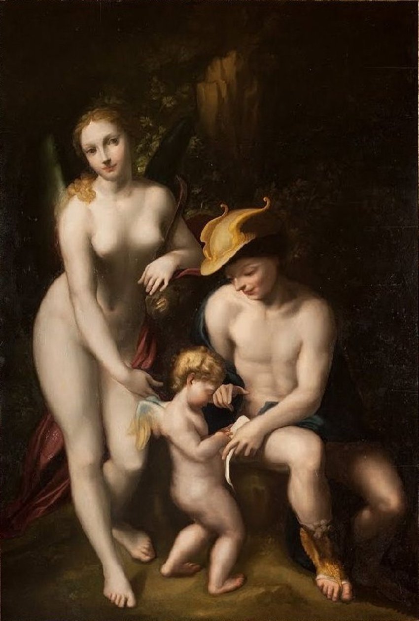 Vénus avec Mercure et Cupidon, L