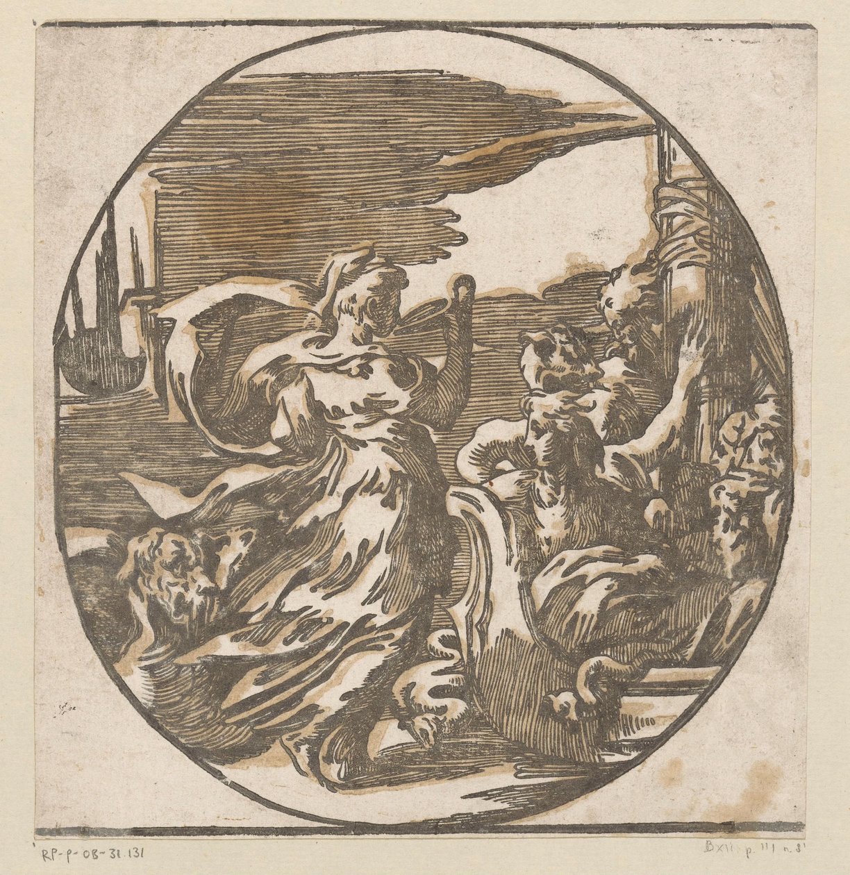 Circé buvant - Antonio da Trento (possibly)