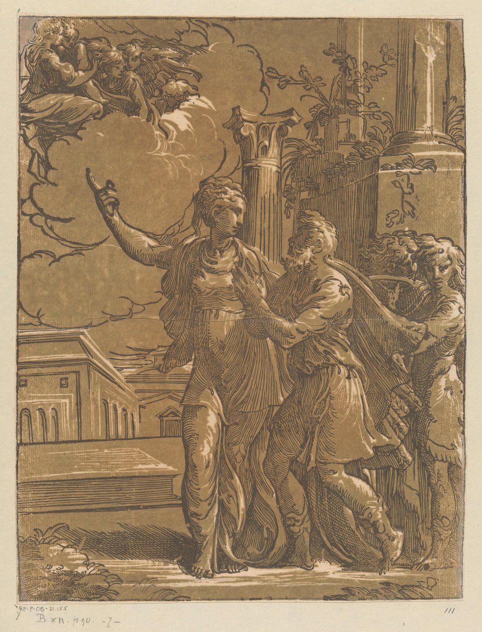 Empereur Auguste et la Sibylle Tiburtine - Antonio da Trento