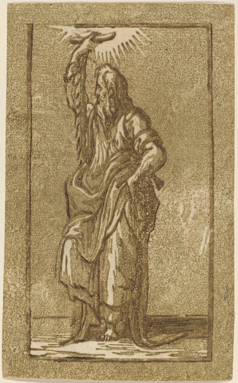 Saint Simon - Antonio da Trento after Parmigianino