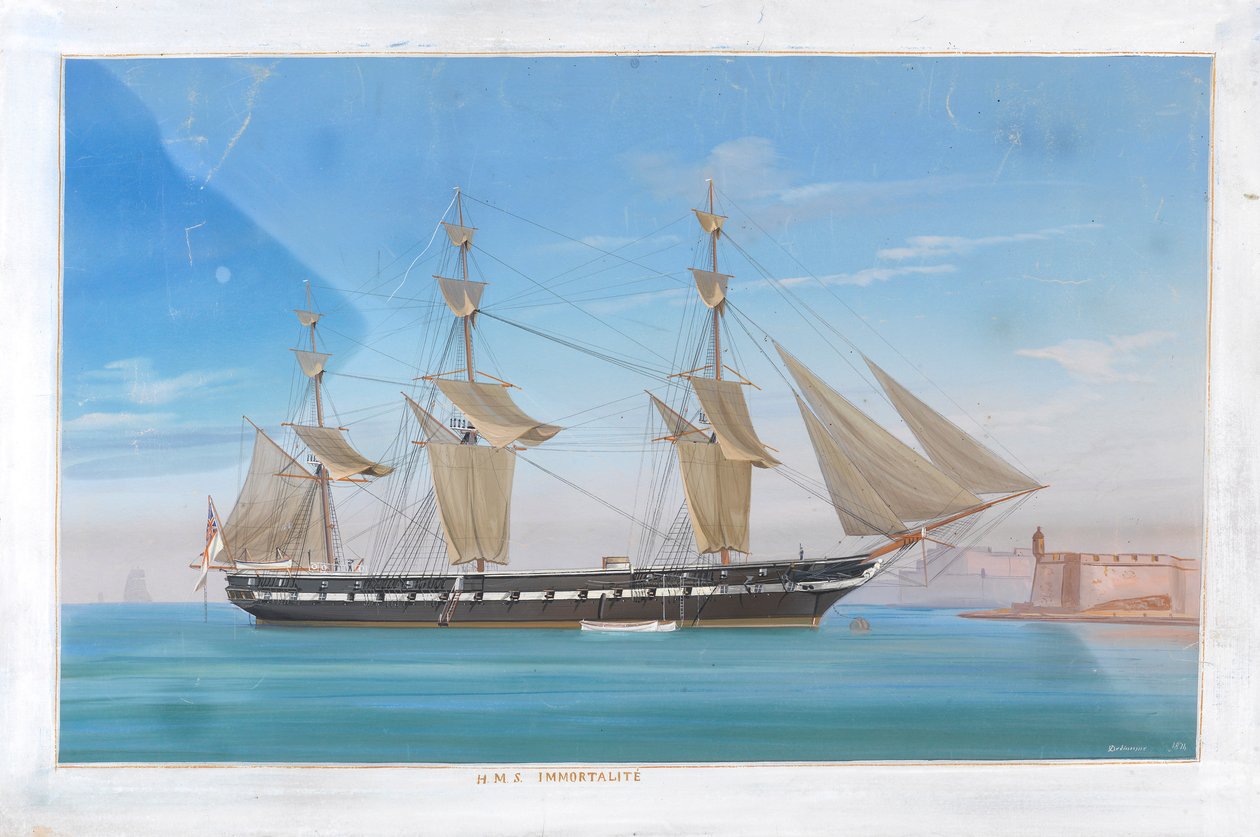 Navire à vapeur assisté par voiles HMS 