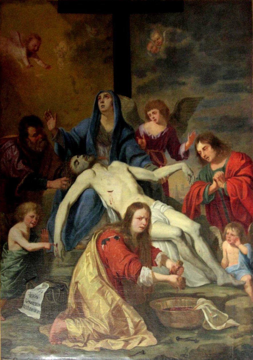 La lamentation sur le Christ mort



















" - Antoon van den Heuvel