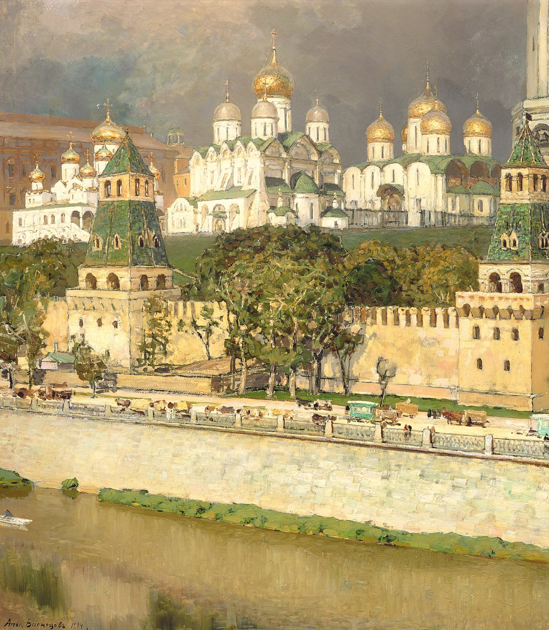 Cathédrales du Kremlin de Moscou, 1894 - Apollinari Mikhailovich Vasnetsov