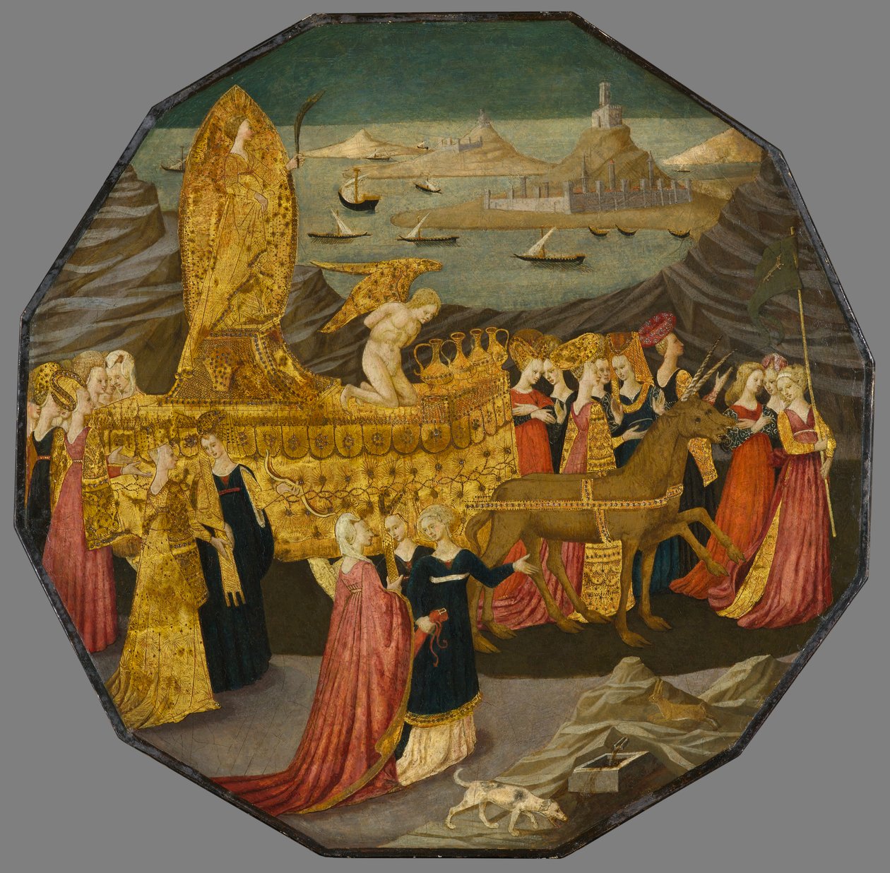 Le Triomphe de la Chasteté - Apollonio di Giovanni di Tommaso