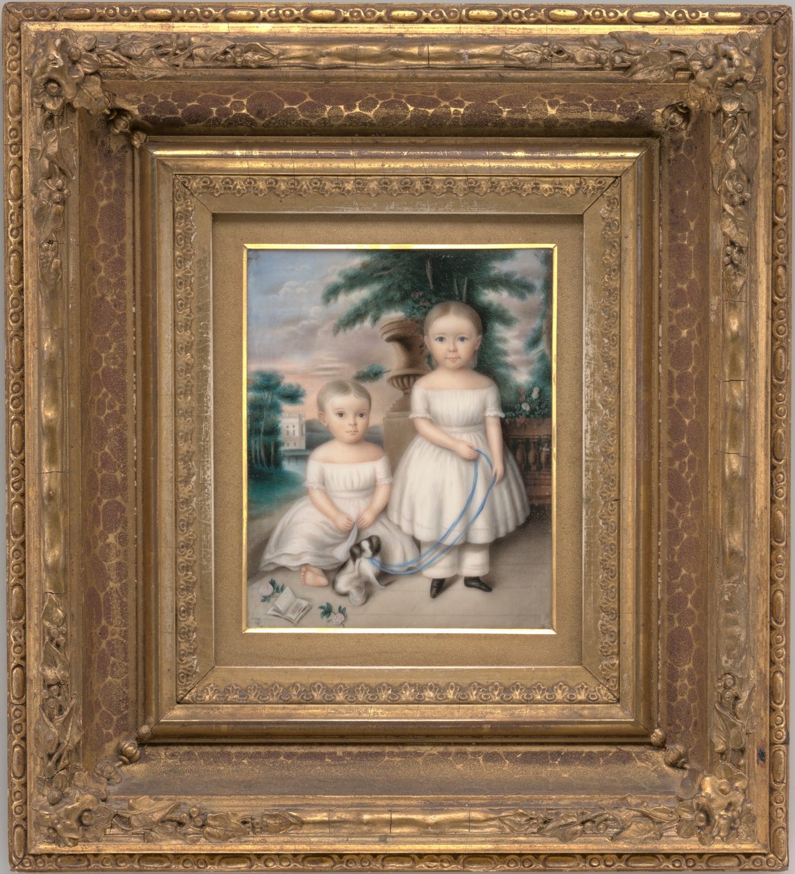 Watson Van Benthuysen II et Thomas Van Benthuysen, vers 1837 (aquarelle) - Aramenta Dianthe Vail