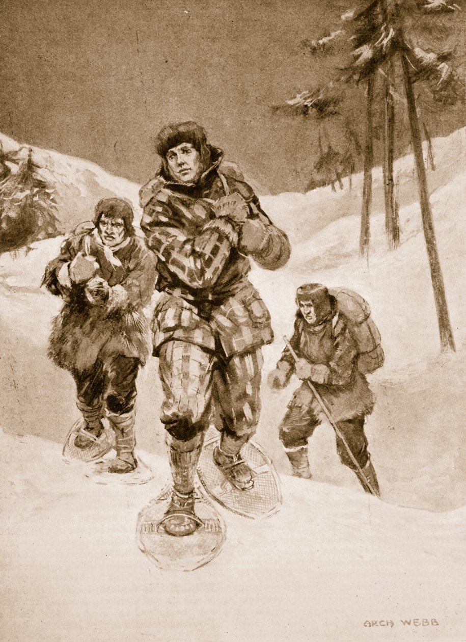 Donald Smith en route pour le Labrador en punition pour avoir quitté son poste sans permission - Archibald Webb