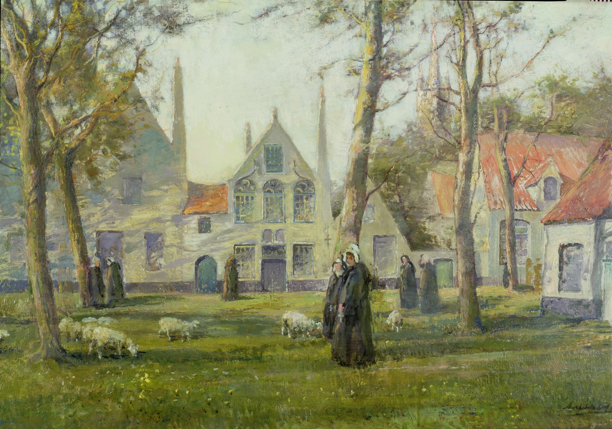 Le béguinage, Bruges - Archibald Kay