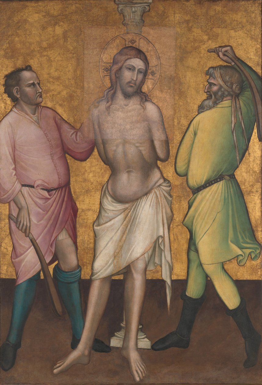 La Flagellation, vers 1395-1400 - Aretino Luca Spinello or Spinelli