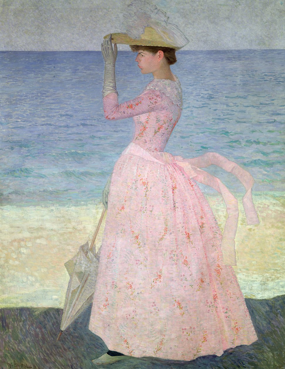 La femme avec une ombrelle, 1890 - Aristide Maillol