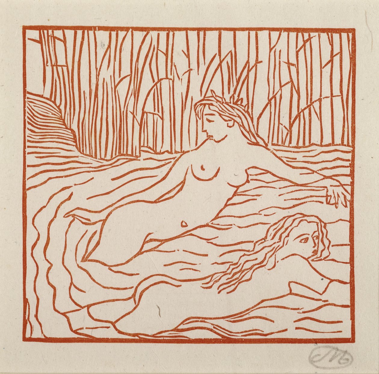 Galatea im Wasser - Aristide Maillol