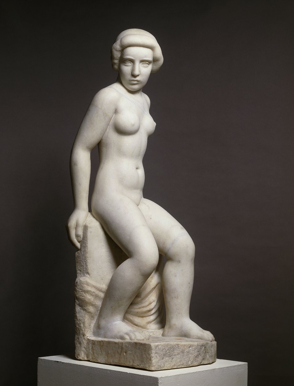Jeune Fille Nue au Drape - Aristide Maillol