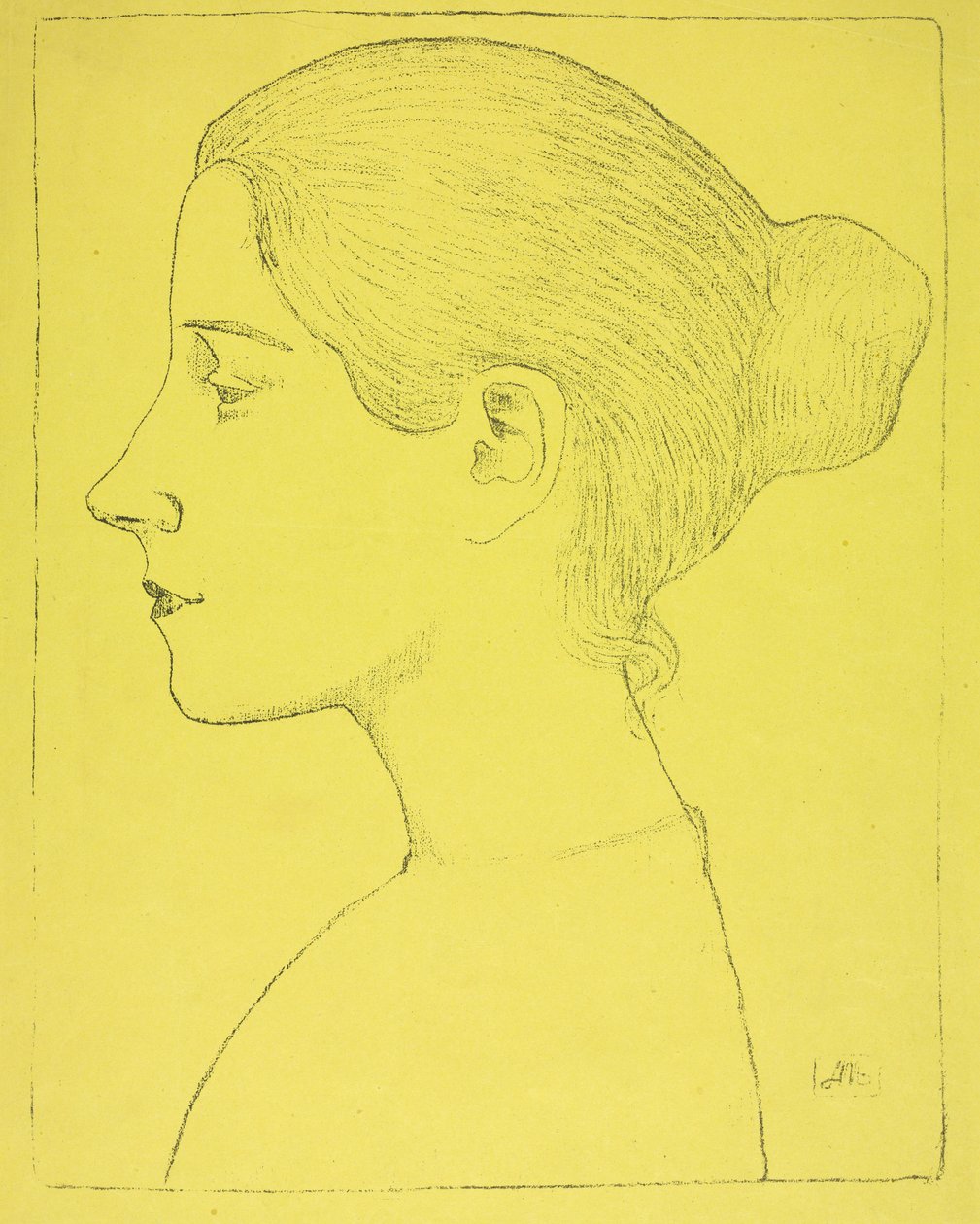 Porträt einer jungen Frau - Aristide Maillol