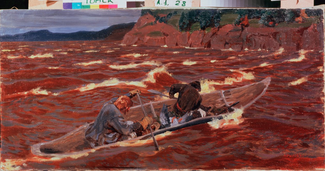 Dans un bateau - Arkadij Aleksandrovic Rylov