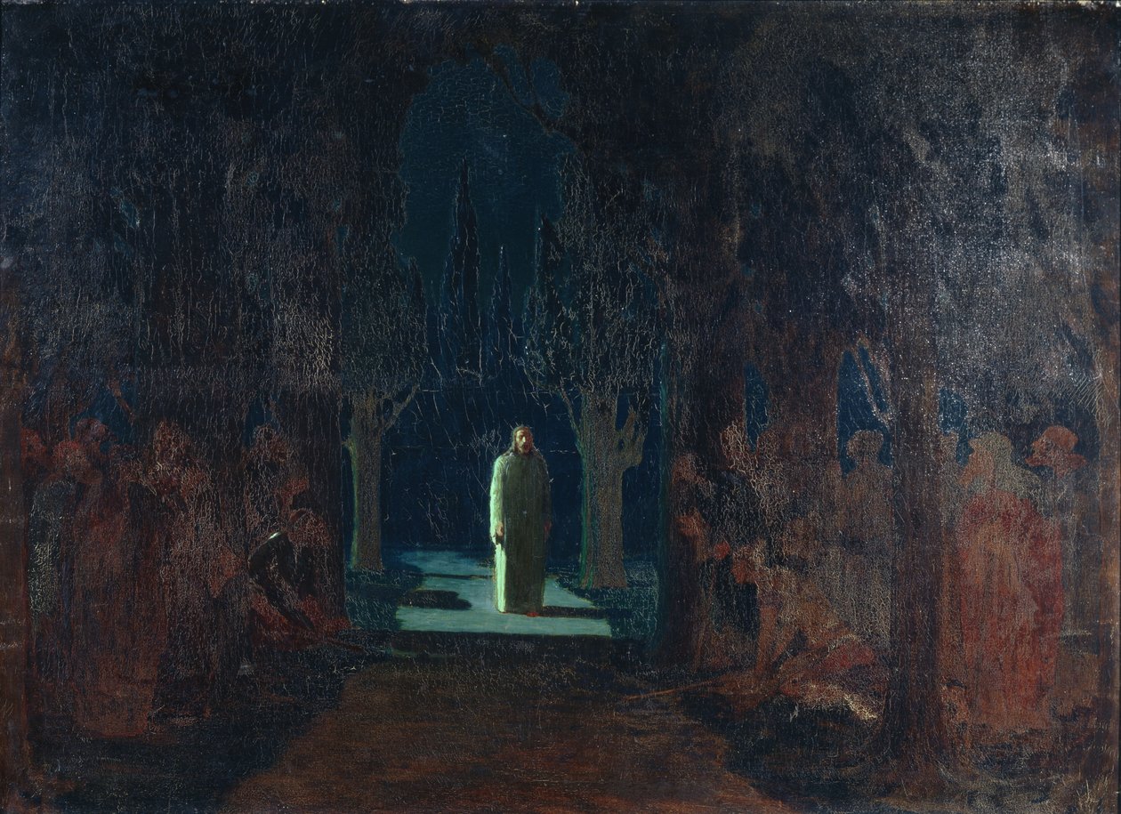 Le Christ au Jardin de Gethsémani - Arkhip Ivanovich Kuindzhi